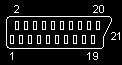 [SCART 21-pin connector]