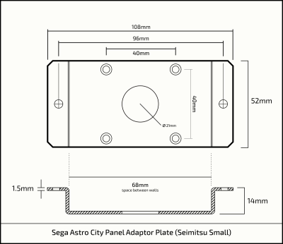 Seimitsu Small Adaptor Plate