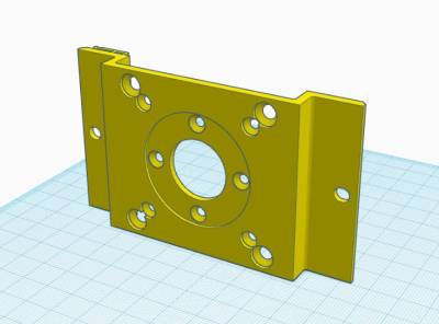 Joystick adaptor plate for SNK Candy Cabs